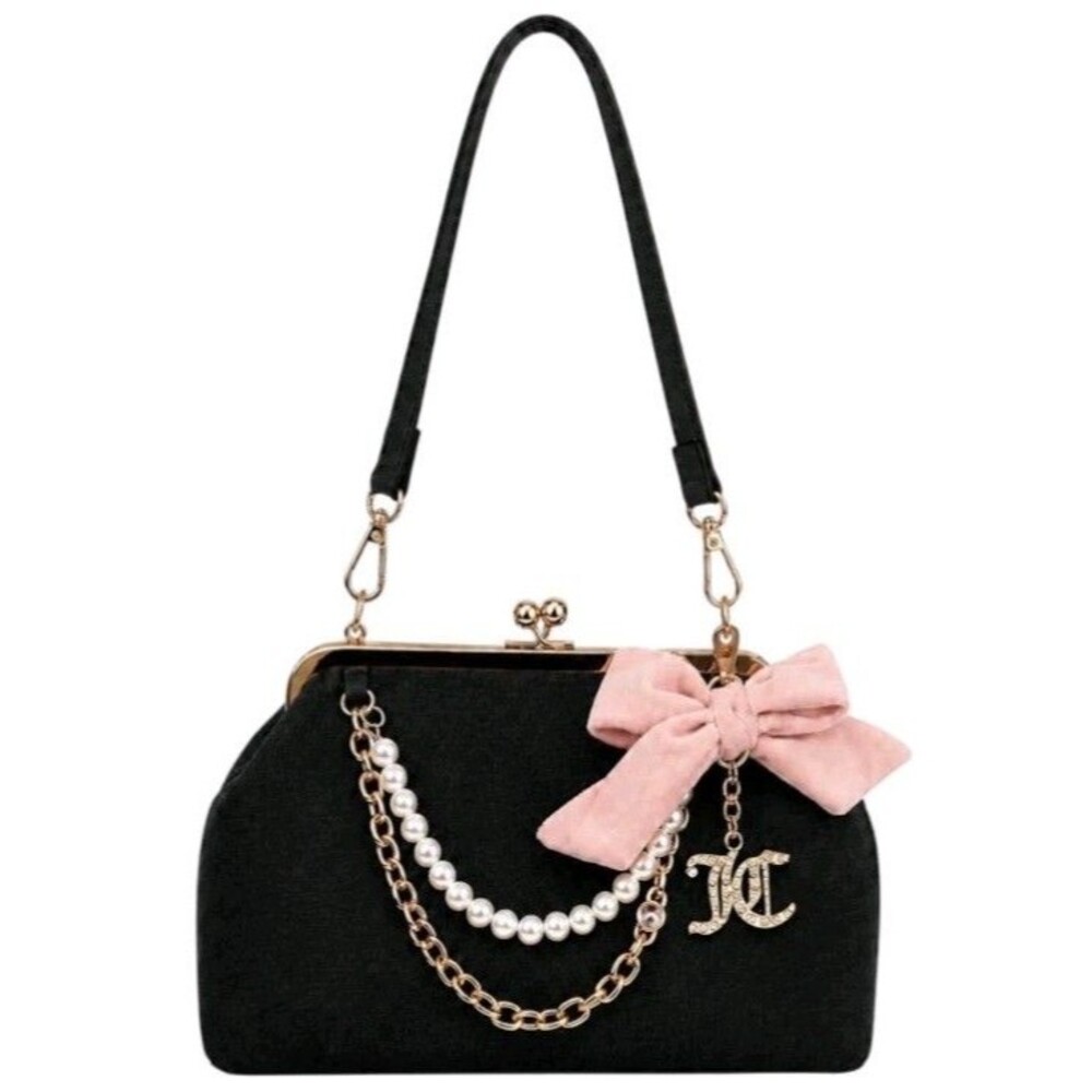 Juicy Couture Charm Haus Large Frame Kisslock Clutch